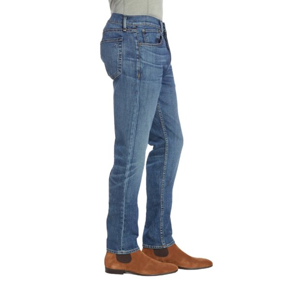 rag & bone Fit 2 Slim Blue Jeans Button Fly Men's 31X32 - Picture 3 of 11
